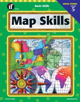 Paperback Map Skills, Grade 5 Book