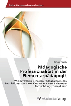 Paperback Pädagogische Professionalität in der Elementarpädagogik [German] Book
