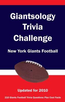 Paperback Giantsology Trivia Challenge: New York Giants Football Book