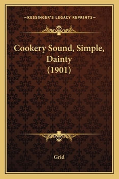 Cookery Sound, Simple, Dainty