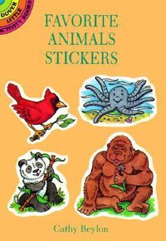 Paperback Favorite Animals Stickers Book