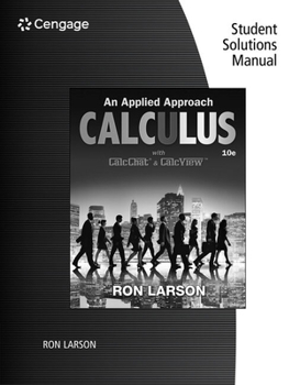 Paperback Student Solutions Manual for Larson's Calculus: An Applied Approach, 10th Book