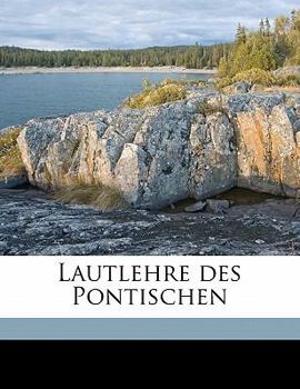 Paperback Lautlehre Des Pontischen [German] Book
