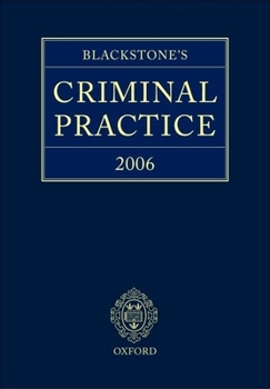 Blackstone's Criminal Practice