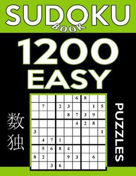Paperback Sudoku Book 1,200 Easy Puzzles: Sudoku Puzzle Book With Only One Level of Difficulty Book