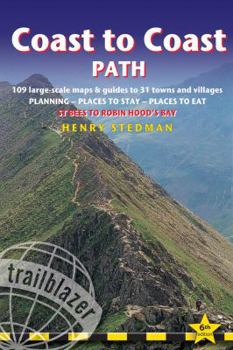 Paperback Coast to Coast Path: 109 Large-Scale Maps & Guides to 33 Towns and Villages: Planning - Places to Stay - Places to Eat: St Bees to Robin Ho Book