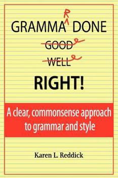 Paperback Grammar Done Right! Book