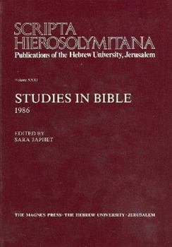 Scripta Hierosolymitana: Studies in Bible