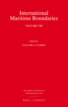 Hardcover International Maritime Boundaries: Volume VIII Book