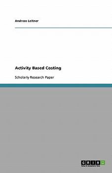 Paperback Activity Based Costing Book