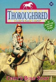 Paperback Thoroughbred #48: Cindy's Bold Start Book