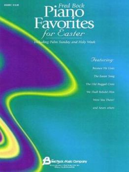 Paperback Fred Bock Piano Favorites for Easter Book