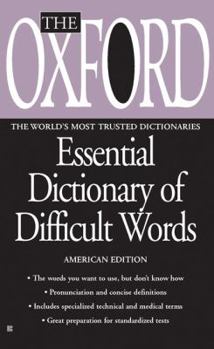 Mass Market Paperback The Oxford Essential Dictionary of Difficult Words Book