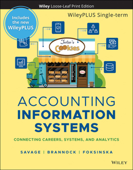 Loose Leaf Accounting Information Systems: Connecting Careers, Systems, and Analytics, 1e WileyPLUS Card with Loose-leaf Set Single Term Book