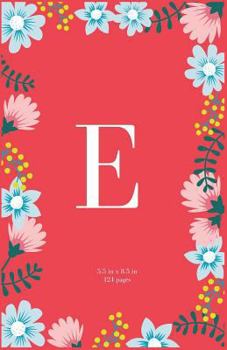 Paperback Monogram Letter E Journal Book