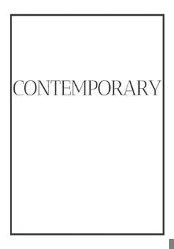 Paperback Contemporary: A decorative book for coffee tables, bookshelves and end tables: Stack style decor books to add home decor to bedrooms Book