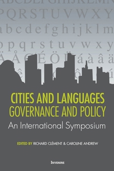 Paperback Cities and Languages: Governance and Policy - An International Symposium Book
