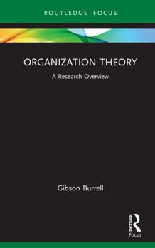 Paperback Organization Theory: A Research Overview Book