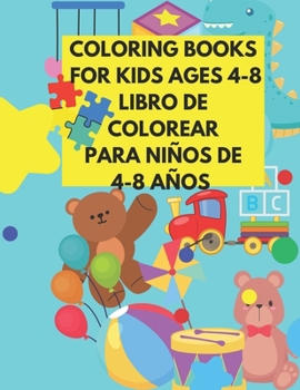 Paperback Coloring Books for Kids Ages 4-8: Libro de Colerear Para Niños de 4-8 Años Book