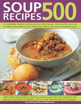 Hardcover 500 Soup Recipes Book