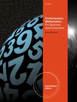 Paperback Contemporary Mathematics for Business and Consumers, International Edition (with Printed Access Card) Book