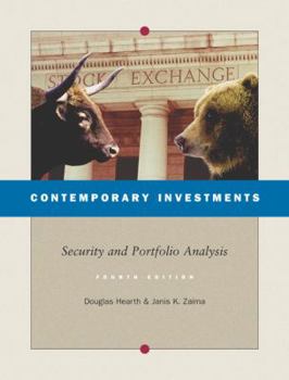 Hardcover Contemporary Investments: Security and Portfolio Analysis Book