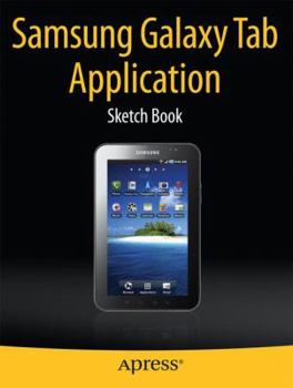 Paperback Samsung Galaxy Tab Application Sketch Book