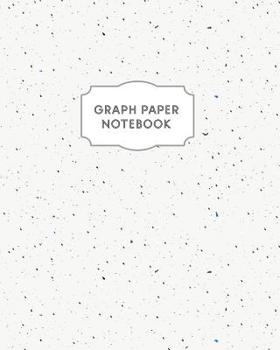 Paperback Graph Paper Notebook: Speckle Pattern Math Composition Book Quad Ruled 4 x 4 (.25) Squares Graphing Paper Large, 8 x 10 in Book