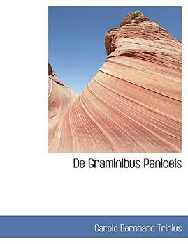 Paperback de Graminibus Paniceis [Latin] Book
