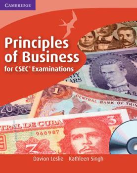 Paperback Principles of Business for Csec Examinations Coursebook [With CDROM] Book