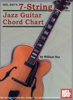 Paperback 7-String Jazz Guitar Chord Chart Book