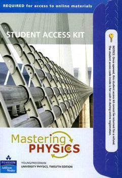 Mastering Physics: University Physics Student Access Kit