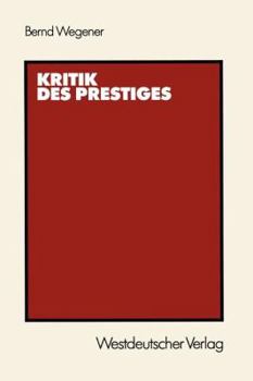 Paperback Kritik Des Prestiges [German] Book
