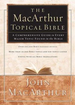 Hardcover The MacArthur Topical Bible Book