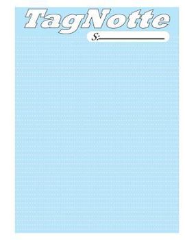 Tagnotte, Dotted Line, 1 Subject, College Notebook, Blue