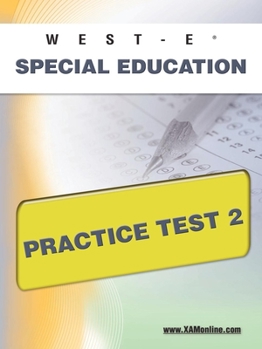 Paperback West-E Special Education Practice Test 2 Book