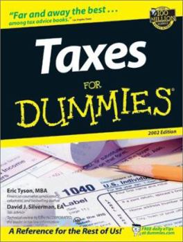 Paperback Taxes for Dummies 2002 Book