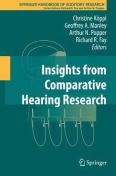 Hardcover Insights from Comparative Hearing Research Book