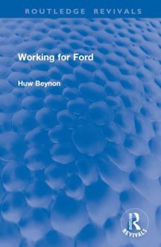 Hardcover Working for Ford Book