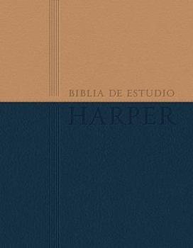 Paperback Biblia de estudio Harper / Harper Study Bible: Rvr 1960 Duo Tono Con Indice / Rvr 1960 Two Tone With Index (Spanish Edition) [Spanish] Book