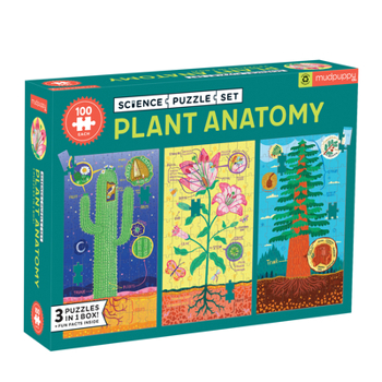 Game Plant Anatomy Science Puzzle Set Book