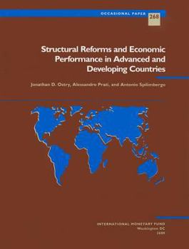 Paperback Structural Reforms and Economic Performance in Advanced and Developing Countries: IMF Occasional Paper #268 Book
