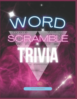 Paperback Word Scramble Trivia Large Print Word Scramble Puzzle Game Book For Adults (Solutions Included) Book