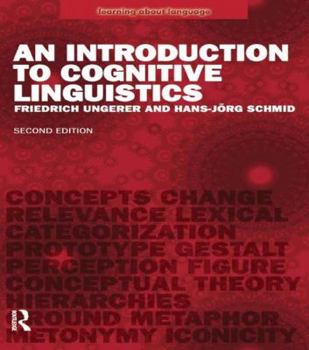 Hardcover An Introduction to Cognitive Linguistics Book