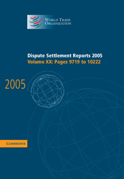 Hardcover Dispute Settlement Reports 2005 Book