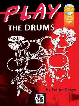 Paperback Play the Drums: Book & Online Video/Audio Book