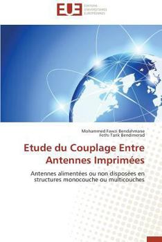 Paperback Etude Du Couplage Entre Antennes Imprimées [French] Book