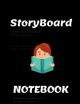 Paperback STORYBOARD NOTEBOOK- For your personal stories, 110 pages Large: Outdoor, Adventure Book, Motivational Notebook, Journal, Diary (110 Pages, Blank, 8 x Book