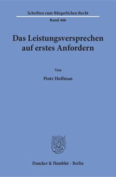 Paperback Das Leistungsversprechen Auf Erstes Anfordern. [German] Book
