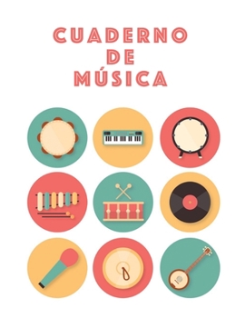Cuaderno De Musica: Músicos Composición Libro Instrumento Manuscrito Personal Papel Piano Guitarra Estándar 13 Bastón Cuaderno grande / Diario Regalo ... Tapa blanda, Acabado mate (Spanish Edition)